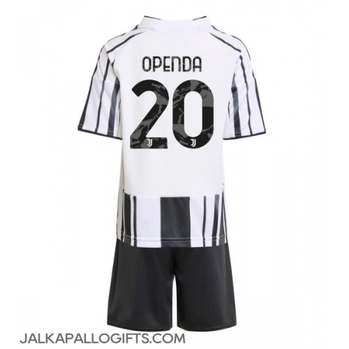 Juventus Lois Openda #20 Koti Peliasu Lasten 2025-26 Lyhythihainen (+ Lyhyet housut)